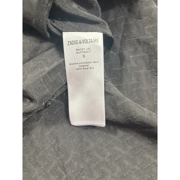 Zadig and Voltaire NWT Racky Silk Jacquard Midi Dress in Dark Chocolate Small‎ - Picture 5 of 7